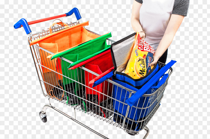Trolley Shopping Cart Reusable Bag Bags & Trolleys PNG