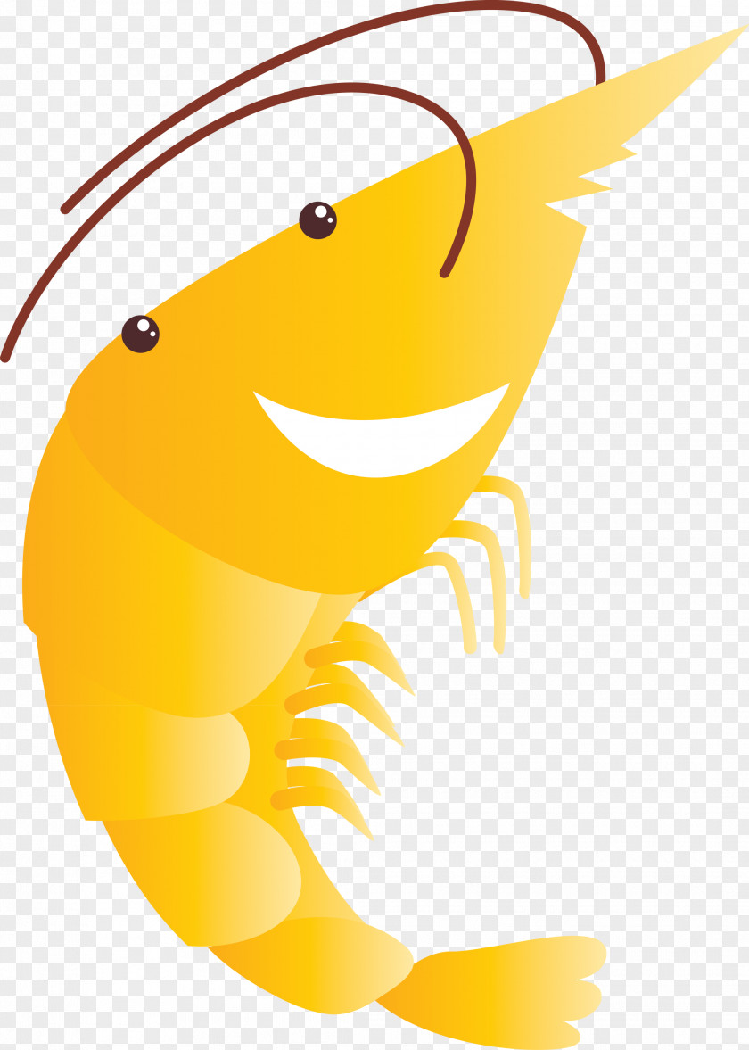 Yellow Cartoon Fish PNG