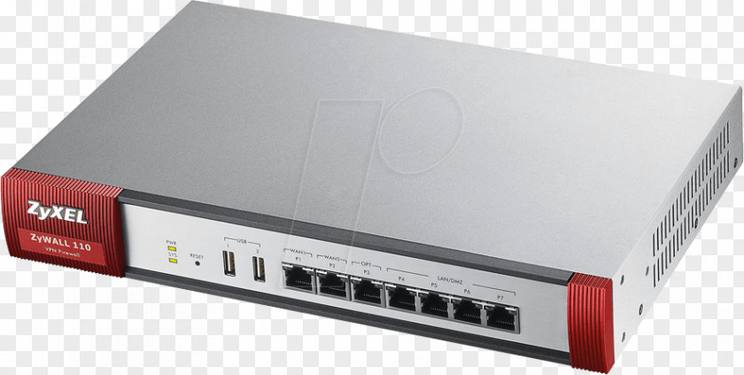 Zyxel Router ZyXEL ZYWALL110 VPN Firewall Virtual Private Network Computer Appliance Unified Threat Management PNG