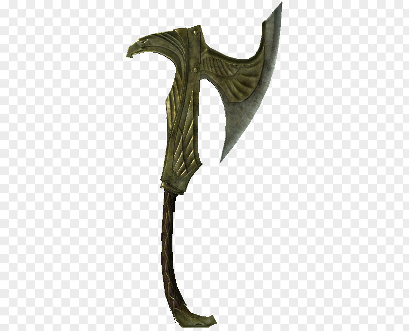 Elf Battle Axe The Elder Scrolls V: Skyrim Elvish Languages PNG