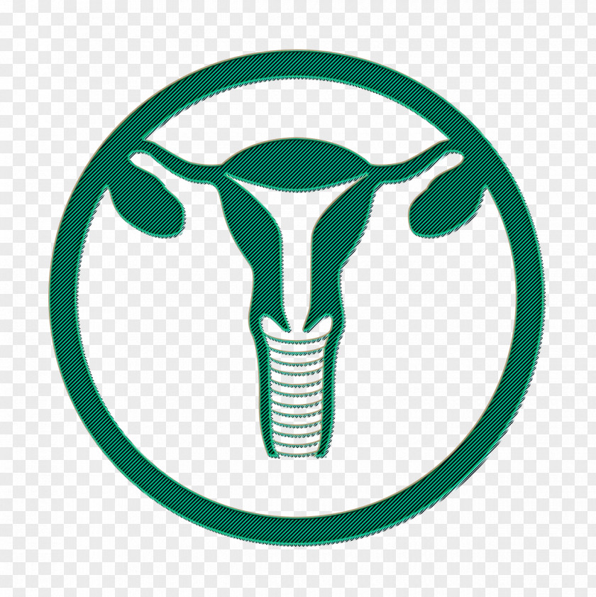 Emblem Logo Uterus Icon PNG