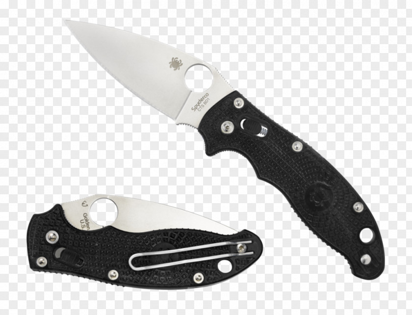 Knife Pocketknife CPM S30V Steel Spyderco Blade PNG