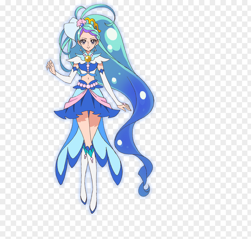 Princess Cure Mermaid Pretty Alice Yotsuba Mana Aida PNG