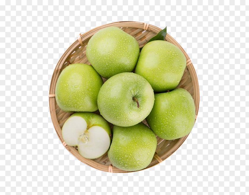 A Basket Of Green Apples Apple Auglis Image Resolution Template PNG