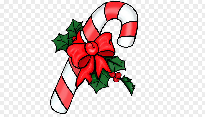Candy Holiday Cane PNG