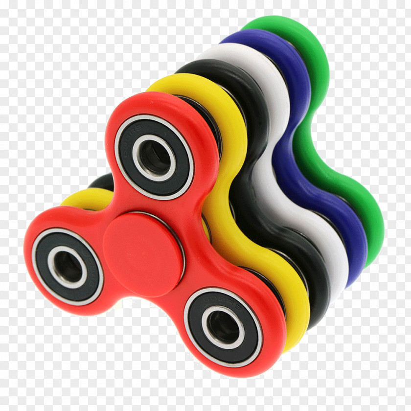 Fidget Spinner Fidgeting Toy Cube Stress PNG