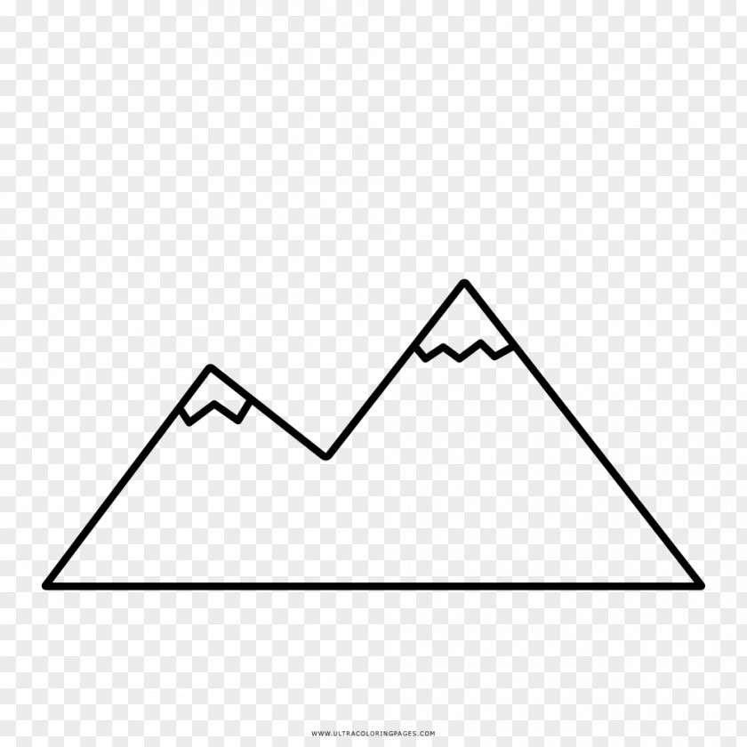 Montanha Coloring Book Drawing Diagram Ausmalbild Black And White PNG