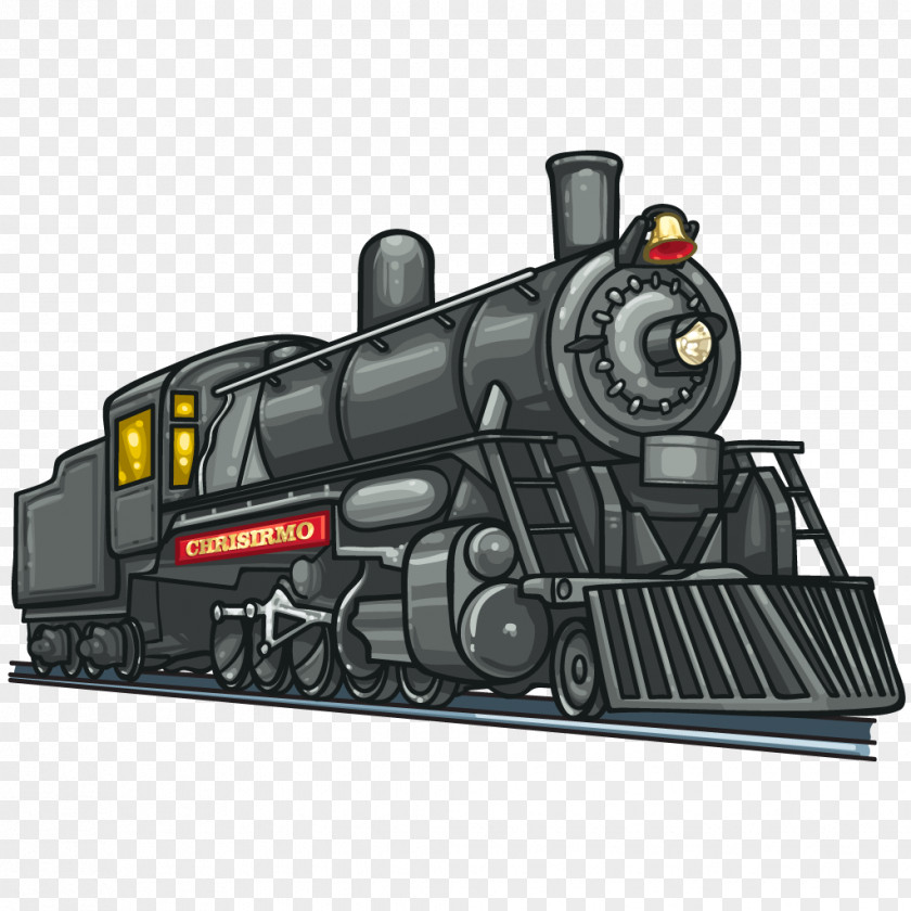 Steam Train Engine Locomotive Rail Transport PNG