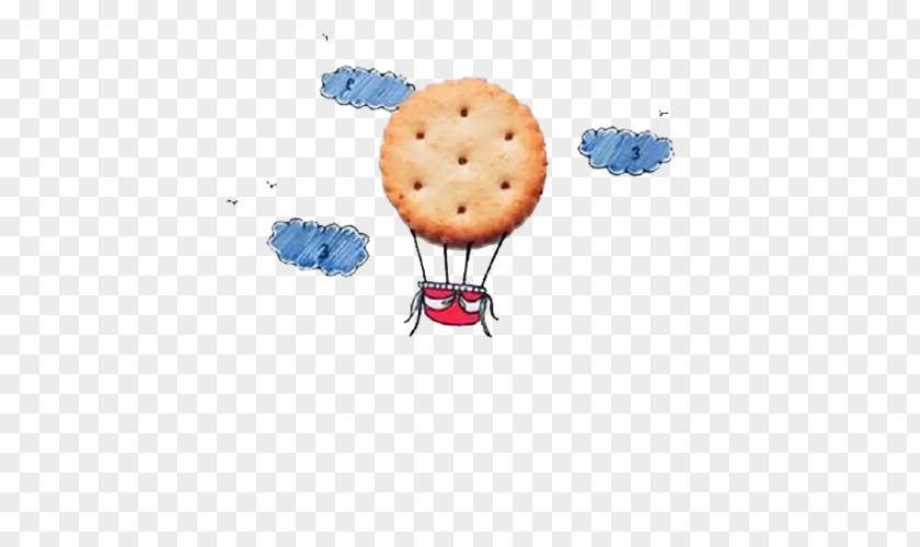 Biscuit Hot Air Balloon Cookie Candy Drawing M&Ms Illustration PNG
