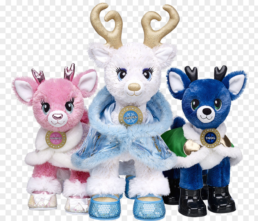 Build A Bear Workshop Santa Claus Build-A-Bear Reindeer Toy PNG