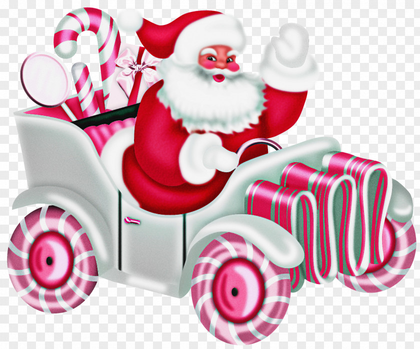 Car Christmas Santa Claus PNG