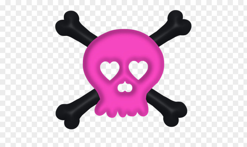 Pink Skull PNG