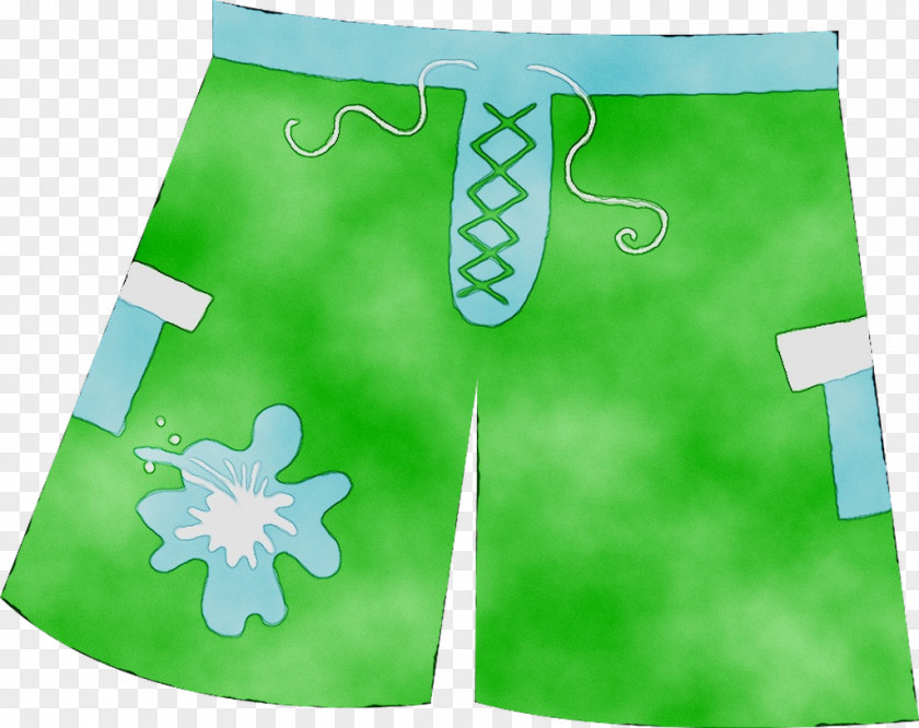 Shorts Green Underpants Product Font PNG
