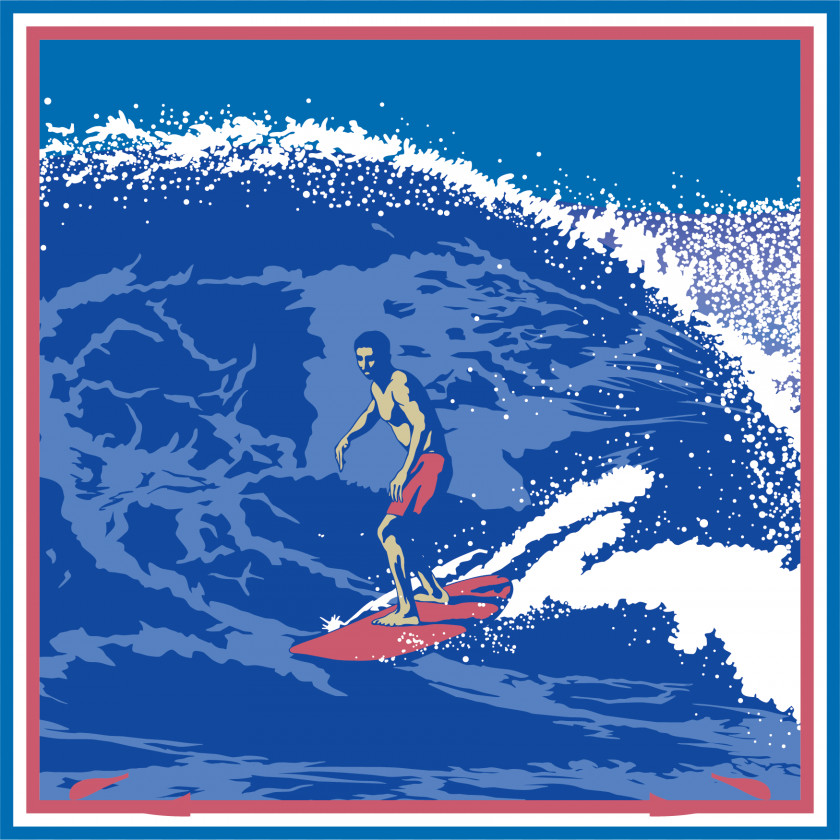 Surfing Vector Element Euclidean Ocean Wave PNG
