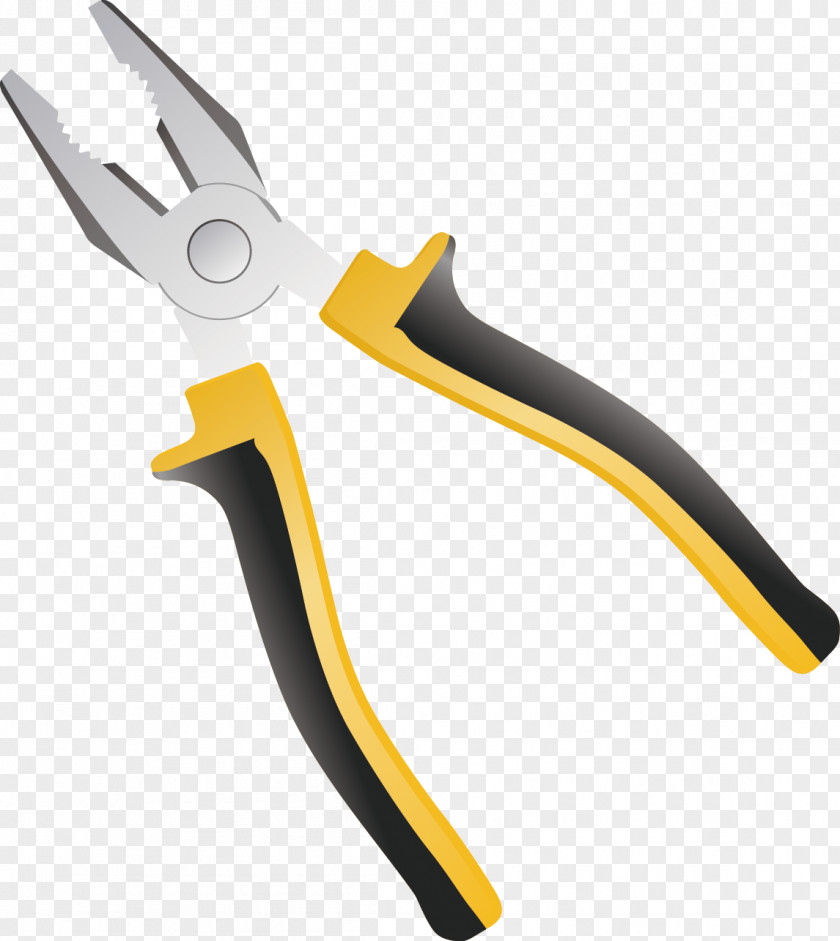 Vector Pliers Diagonal Tool PNG