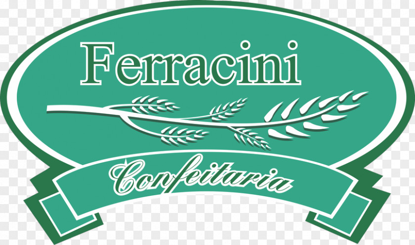 Confeitaria Logo Brand Green Font PNG