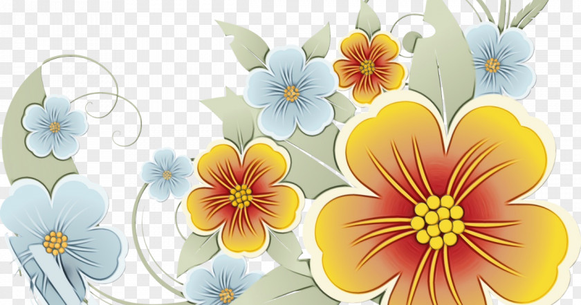 Floral Design Desktop Wallpaper Wildflower Yellow PNG