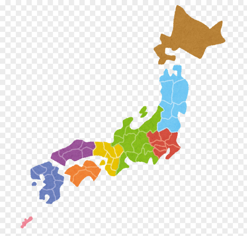 Map いらすとや Chūbu Region Prefectures Of Japan Japanese Maps PNG