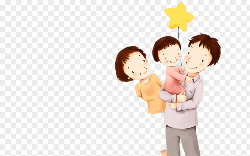 Mother Day Family Cartoon Clip Art PNG