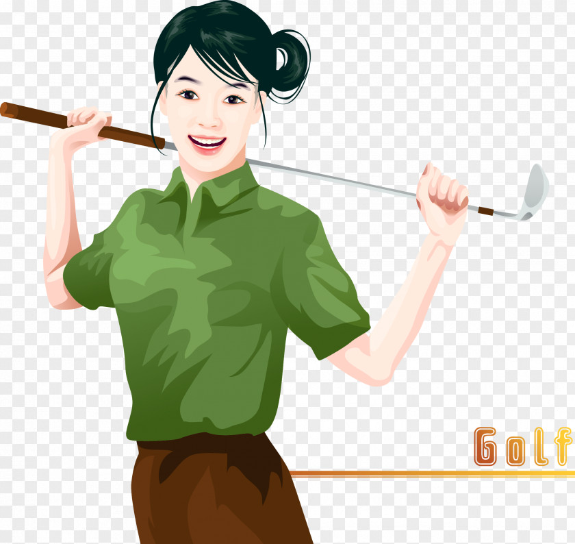 Play Golf Illustration PNG
