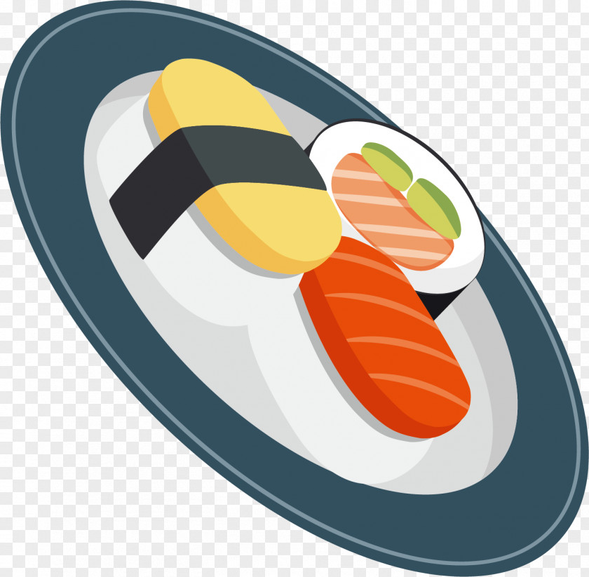Accuarella Icon Sushi Sashimi Japanese Cuisine Food Onigiri PNG