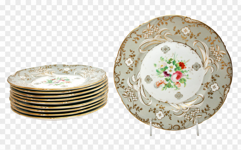Dinner Plate Porcelain Tableware Saucer Platter PNG
