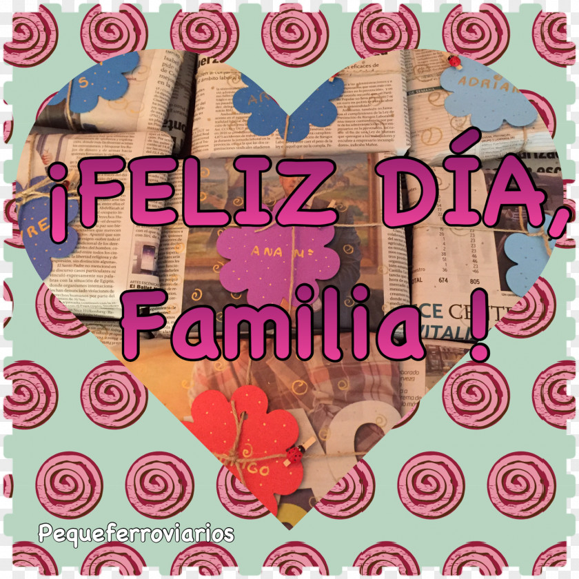 Feliz Dia Papá Pink M RTV Font PNG