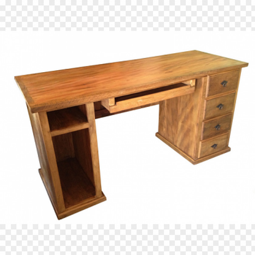 Table Desk Drawer Computer Wood PNG