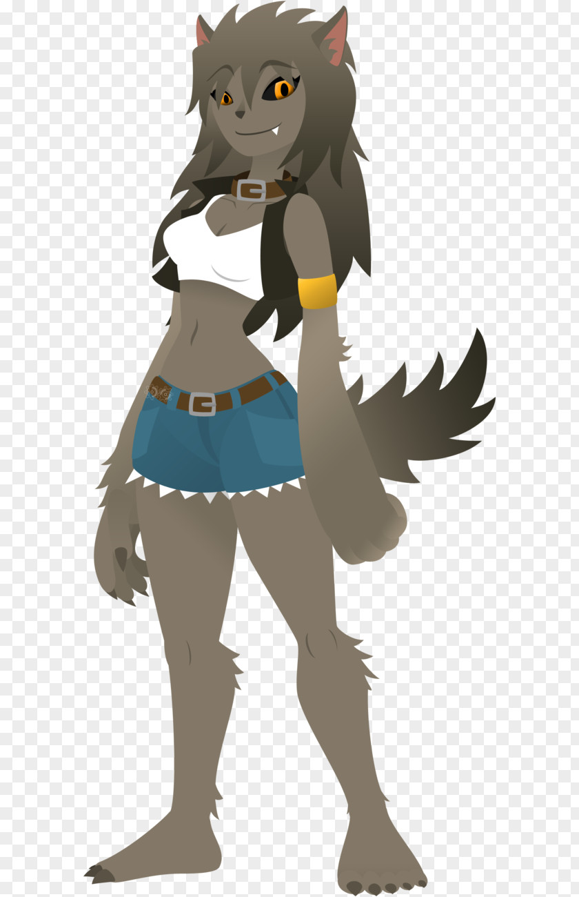 Cat Werewolf Female DeviantArt PNG