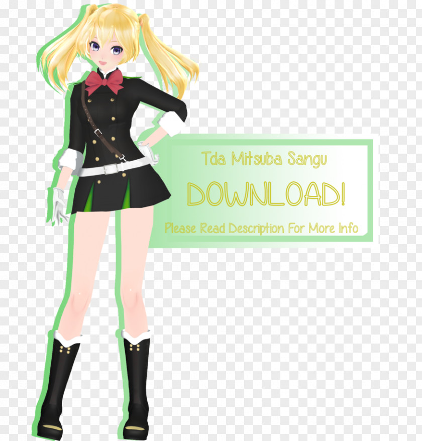 Hatsune Miku Model MikuMikuDance Hairstyle PNG