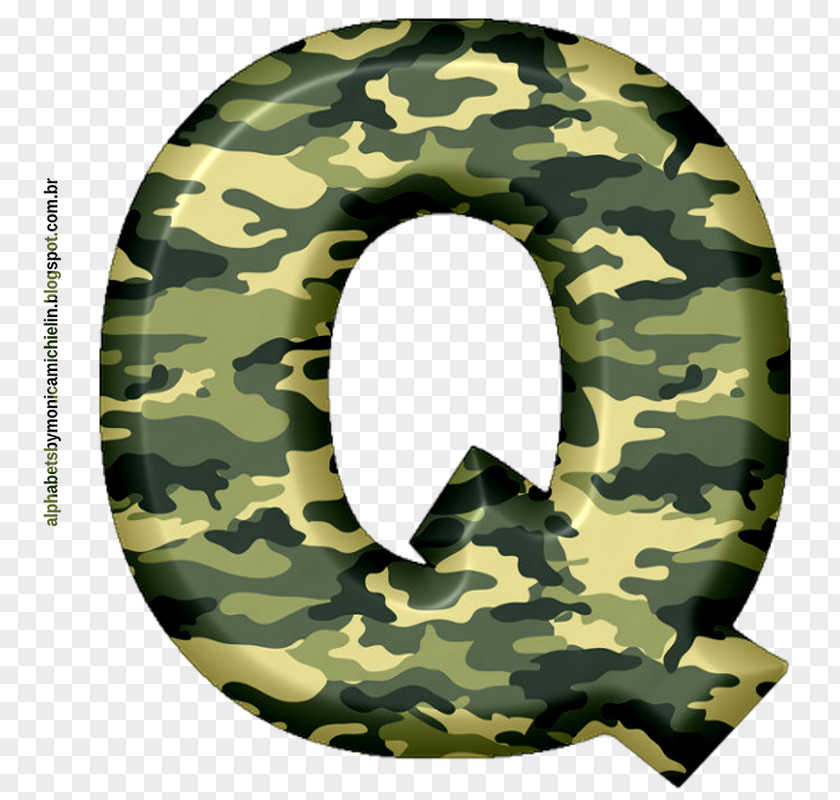 Military Camouflage Multi-scale Alphabet PNG