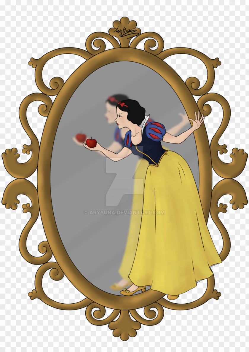 Princess Mirror Cartoon Picture Frames Character Fiction PNG