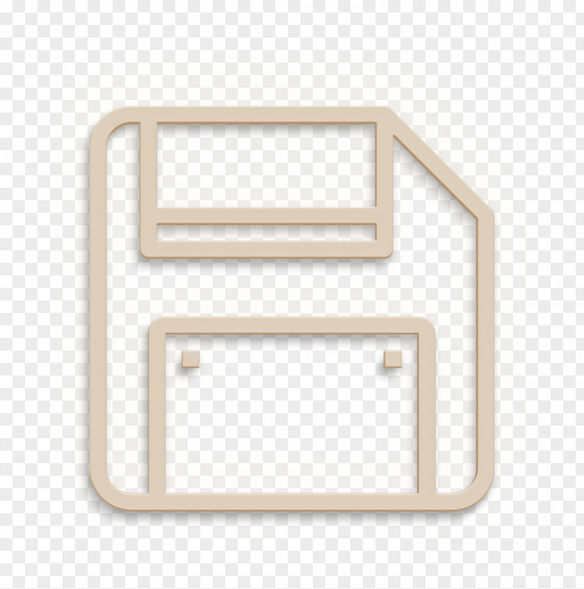Rectangle Web Icon Disk Essential Object PNG