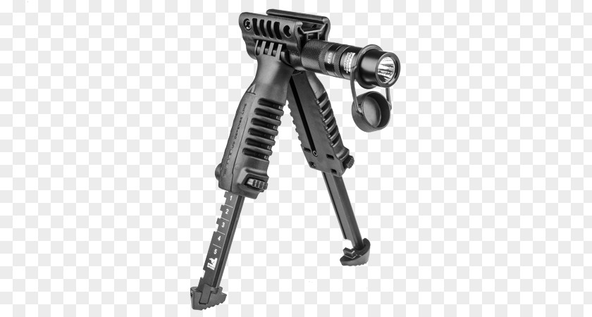 Bipod Vertical Forward Grip Pod Handle Tactical Light PNG