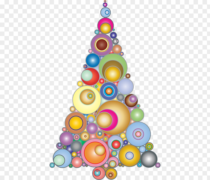 Circle Trees Christmas Tree And Holiday Season Ornament PNG