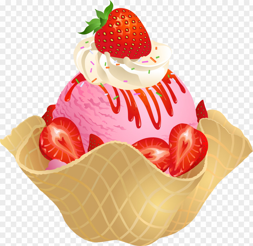 Ice Cream Clipart Icons Cones Waffle Sundae PNG