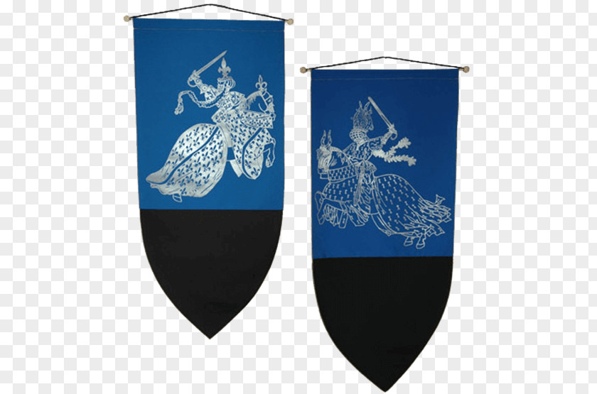 Knight Middle Ages Banner Pennon Paper PNG