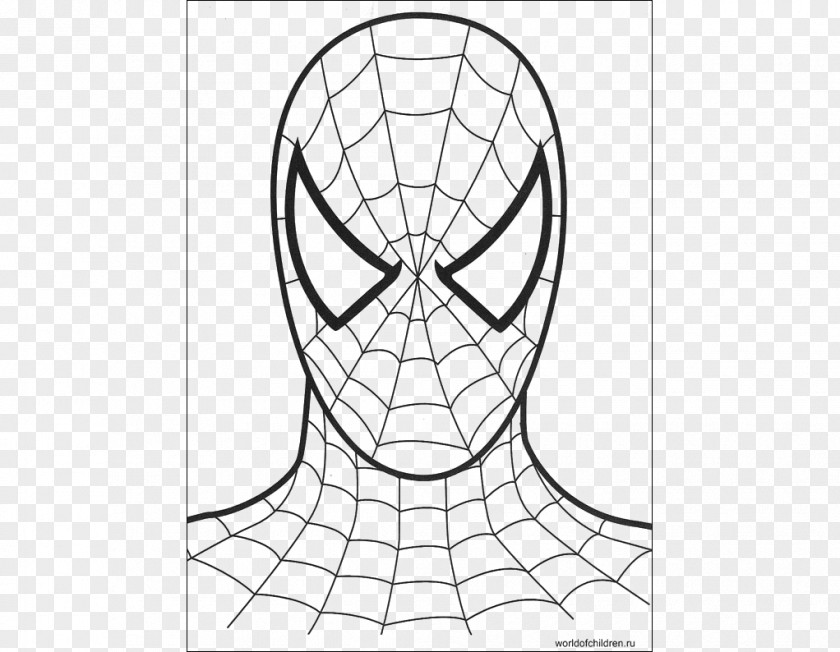 Spider Spider-Man Coloring Book Drawing Marvel Comics Child PNG
