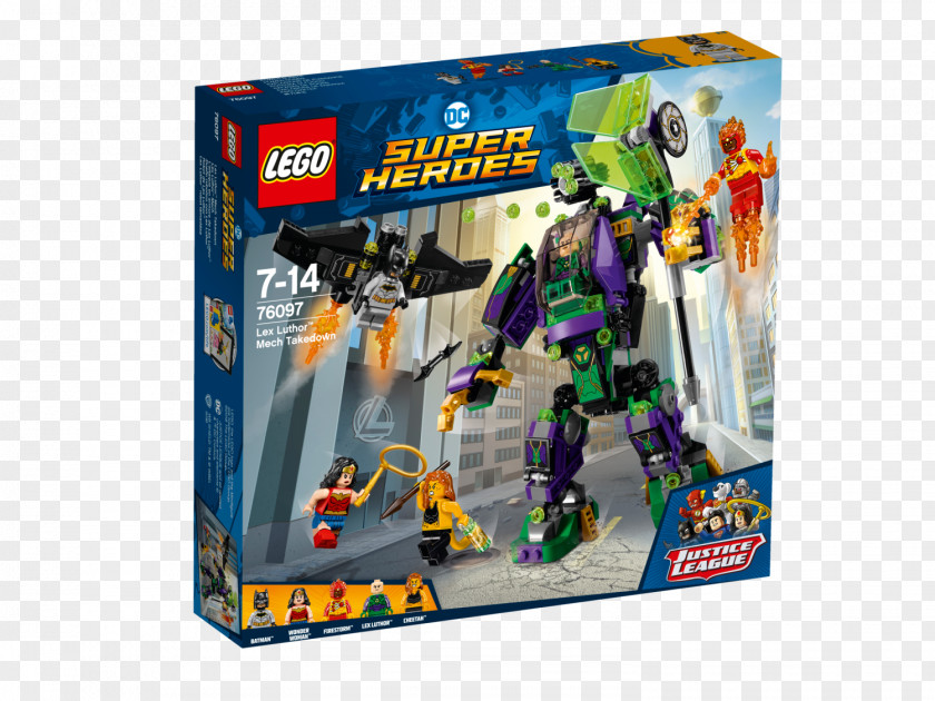 Batman Lex Luthor Lego 2: DC Super Heroes Toy PNG