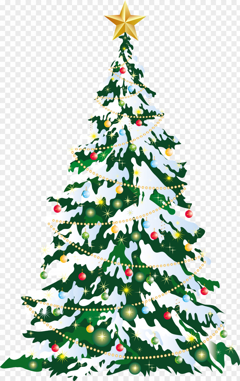 Christmas Tree Art Santa Claus Clip PNG
