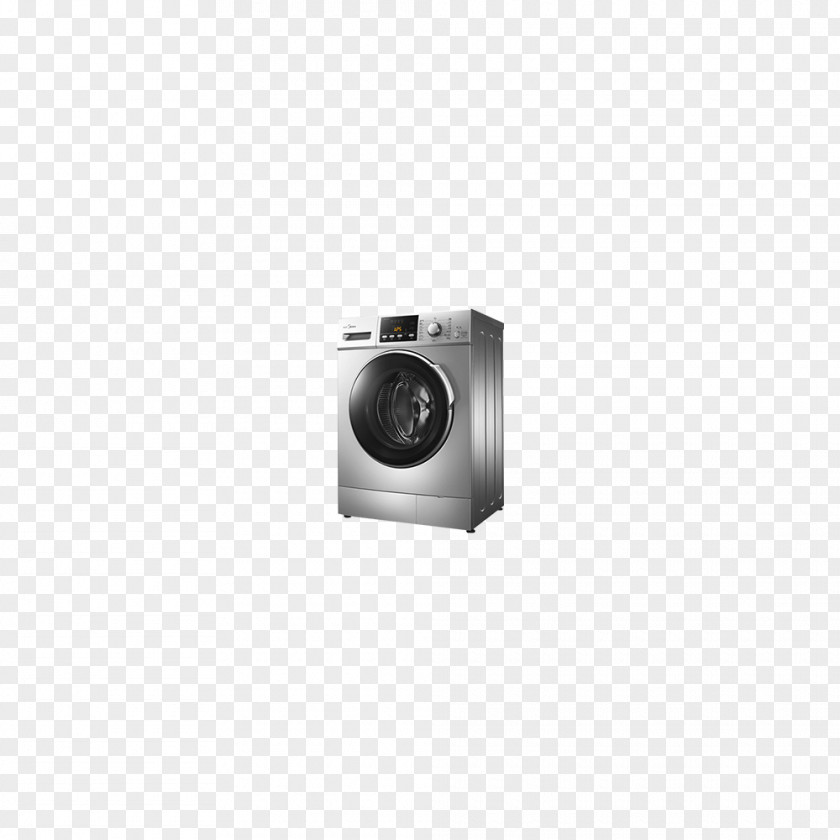 Drum Washing Machine White Black Pattern PNG