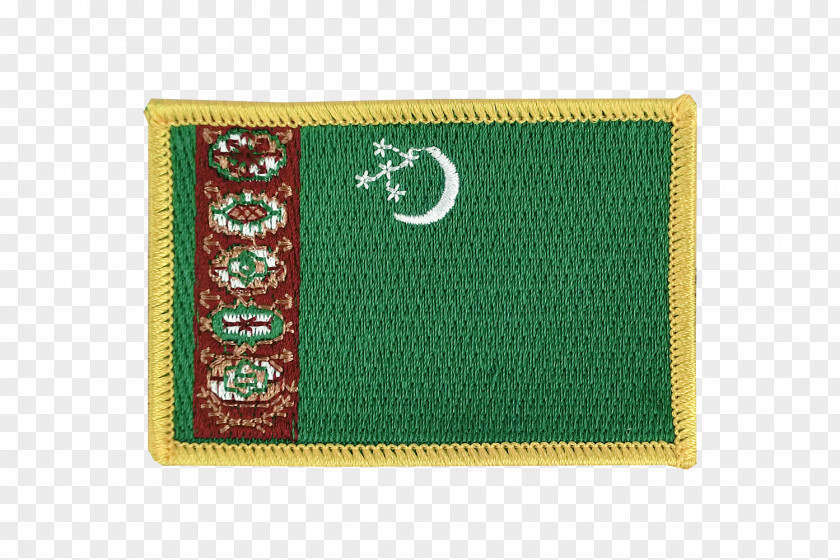 Flag Of Turkmenistan Patch Fahne PNG
