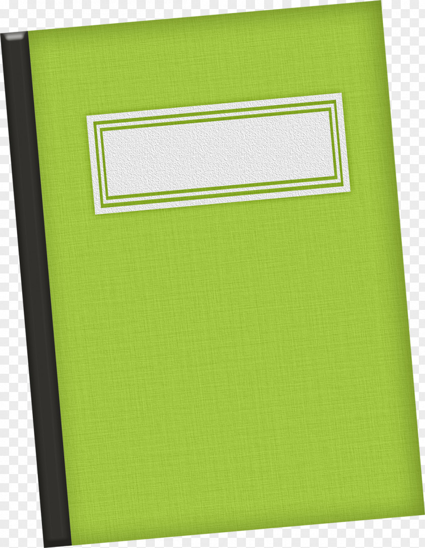 Notebook Paper Rectangle Green PNG