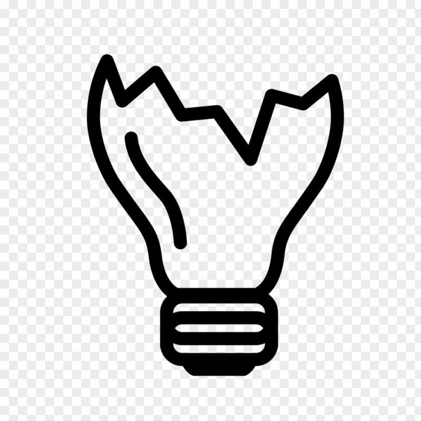 Random Icons Incandescent Light Bulb Clip Art PNG