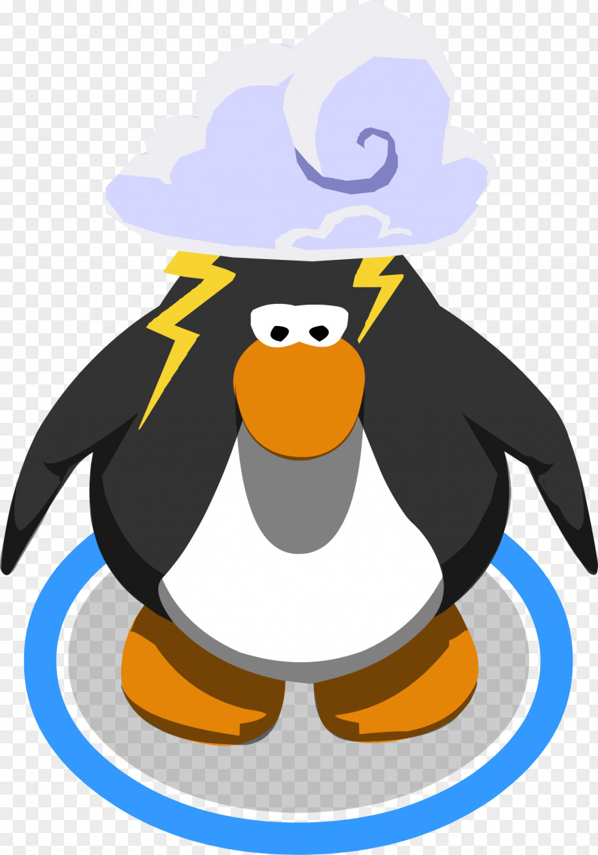 Sleeping Penguin Club Party Hat Clip Art PNG