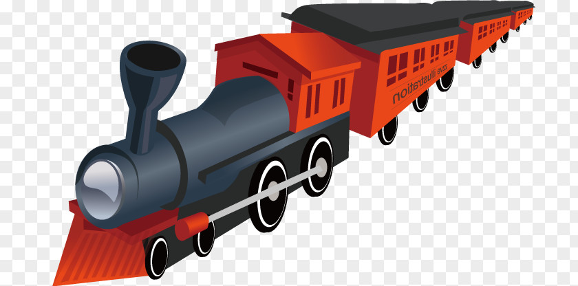 Train Rail Transport Rapid Transit Railroad Car Steam Locomotive PNG