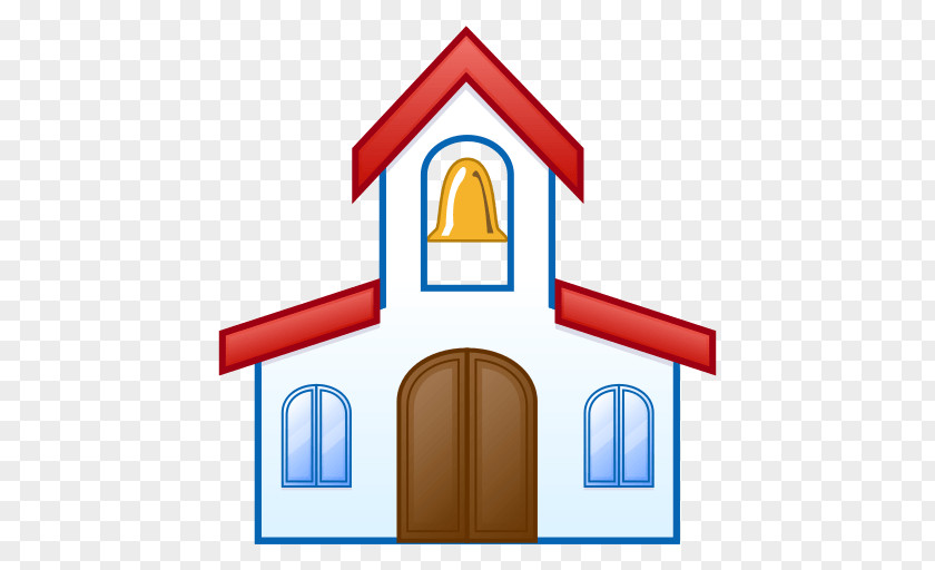 Church Emoji Christian Text Messaging Chapel PNG