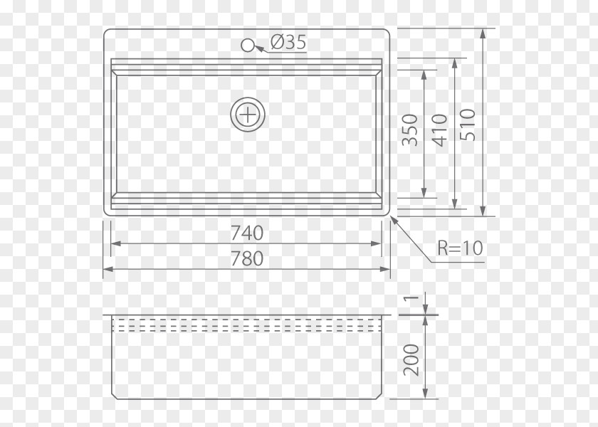 Kitchen Paper Sink M-80 Pattern PNG