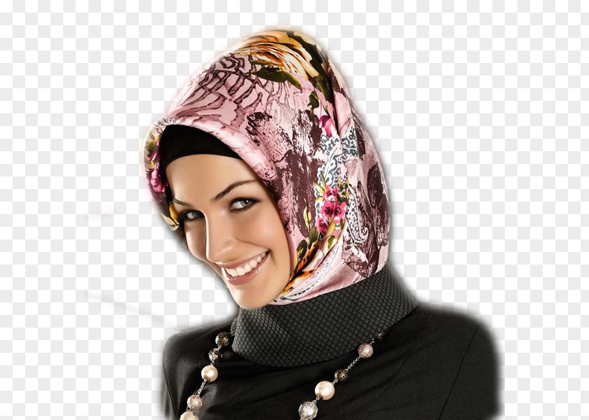 Painting Female Hijab Woman Radio PNG