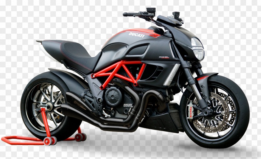 Car Exhaust System Ducati Diavel Motorcycle Muffler PNG